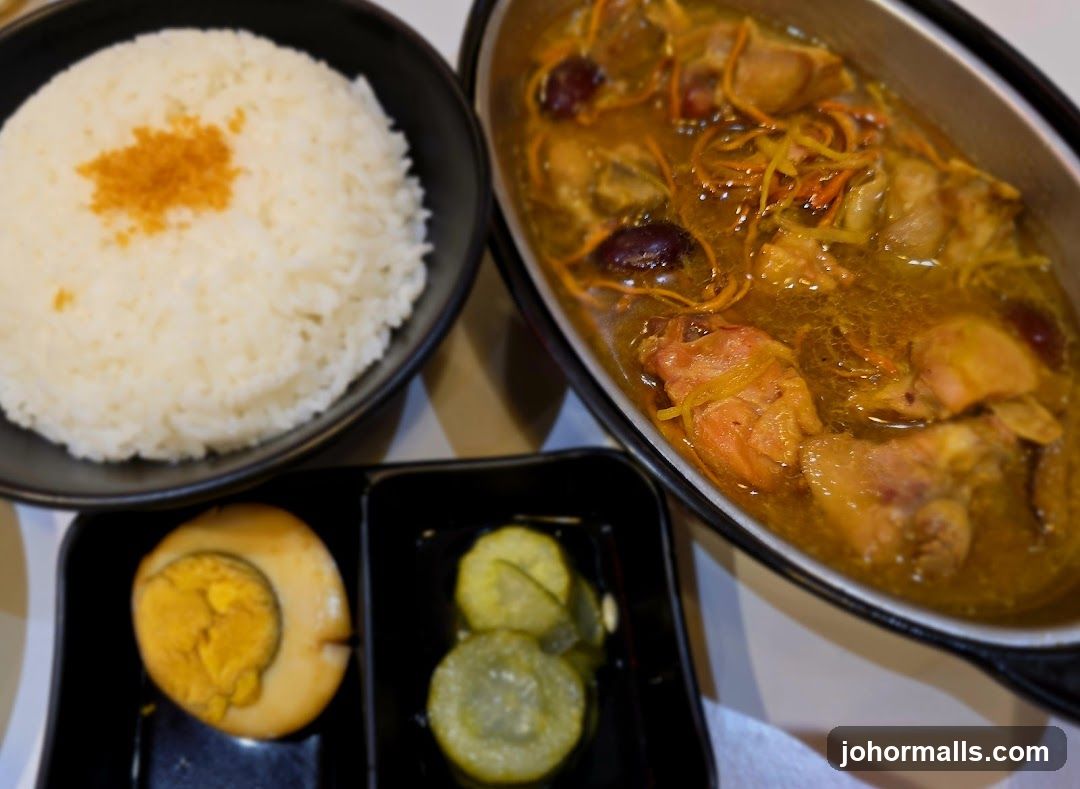 Chicken Stew with Rice and Sides