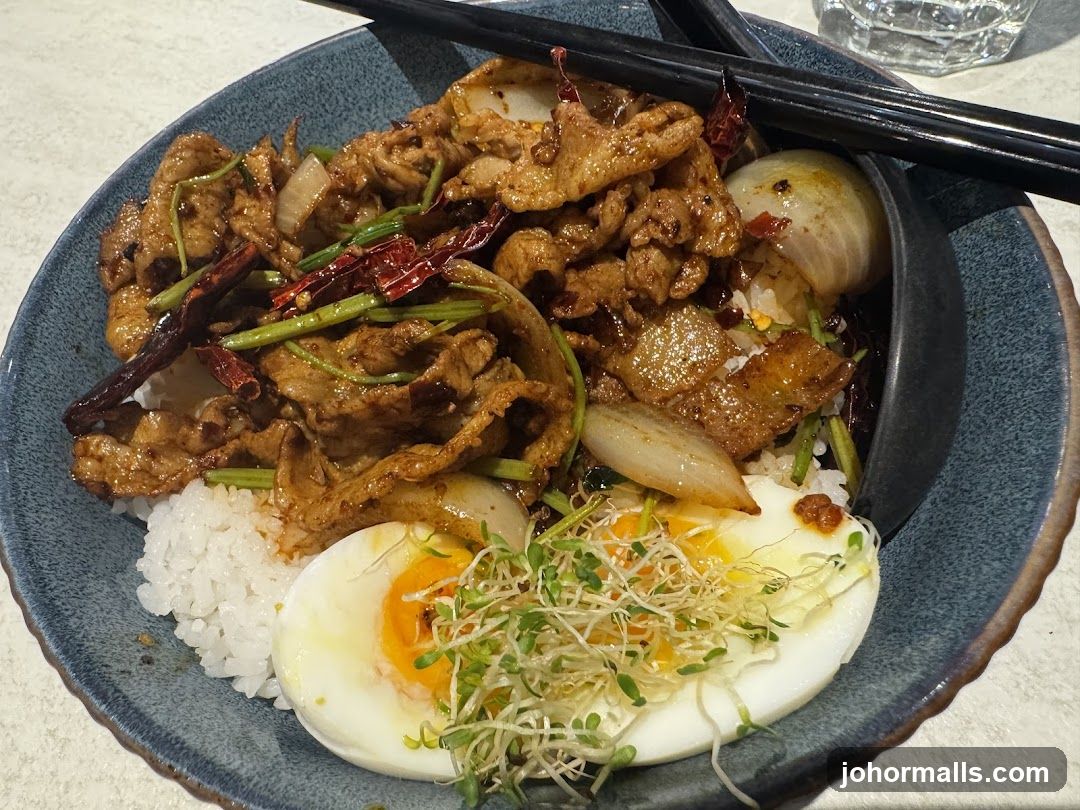 Spicy Pork and Rice Bowl