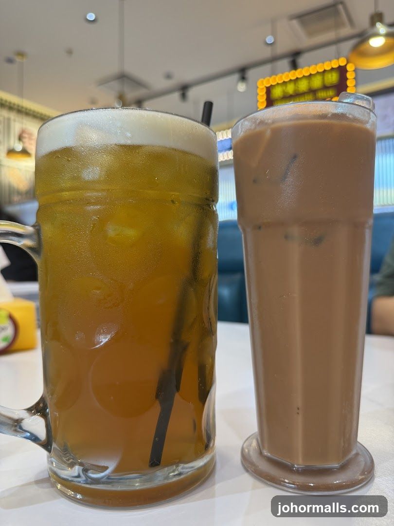 Two Iced Drinks