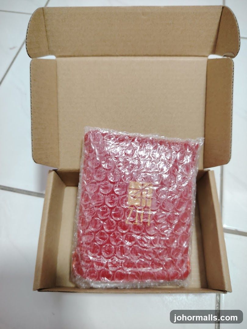 Red Box in Cardboard Box