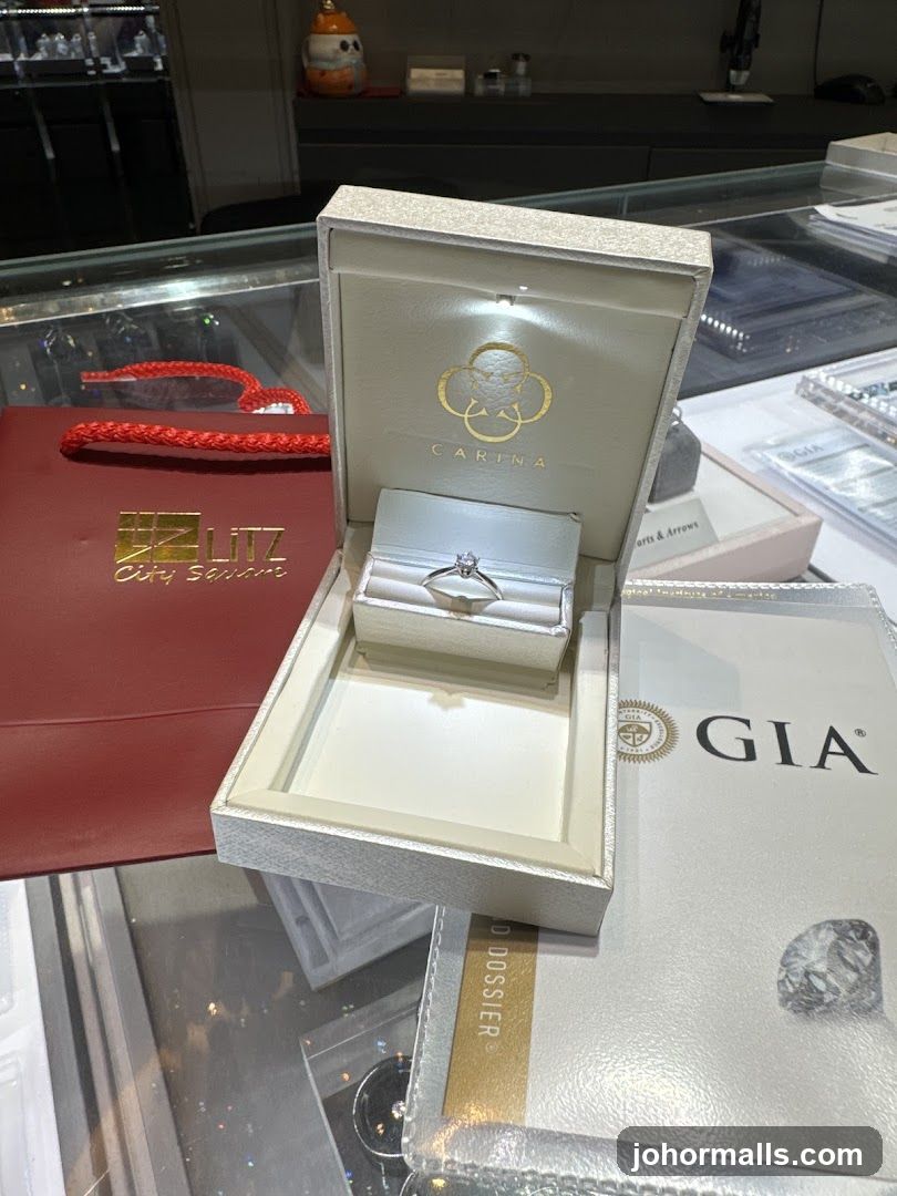 Diamond Ring in Presentation Box