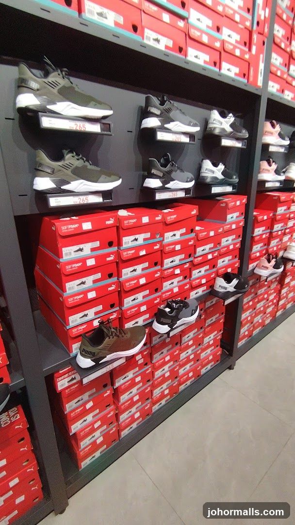Puma Shoes Display