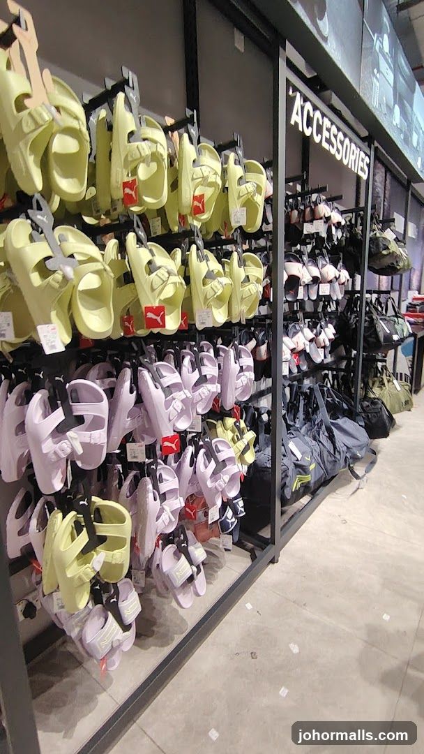 Footwear and Accessories Display