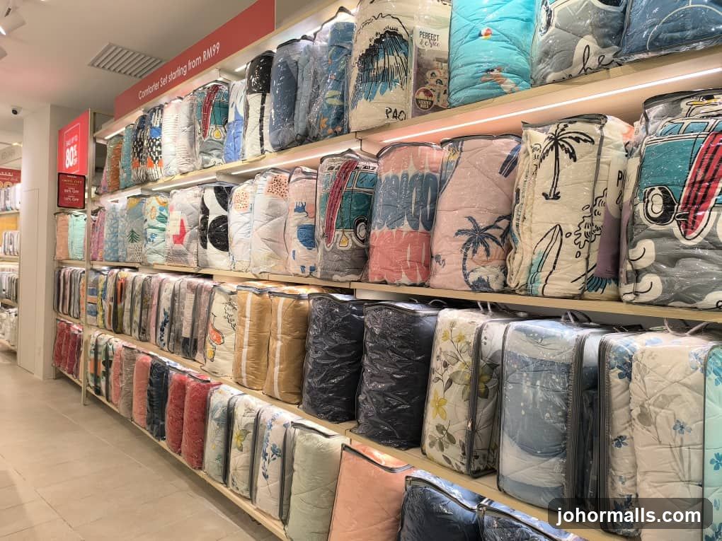 Comforters on Display