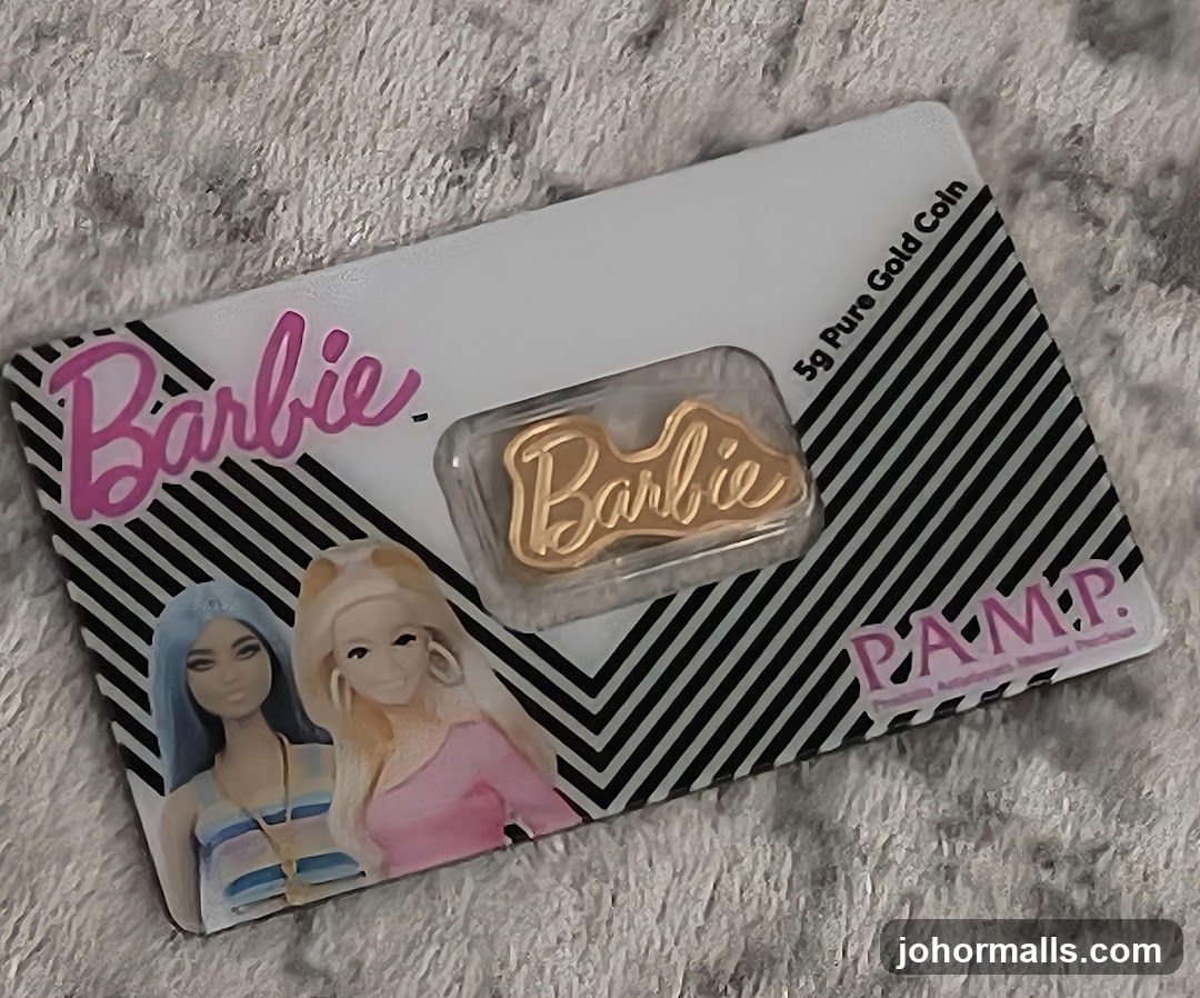 Barbie 5g Pure Gold Coin