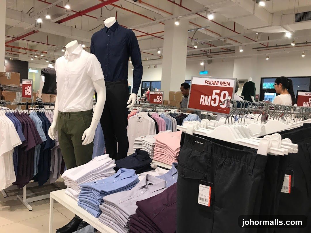 Men's Clothing Display