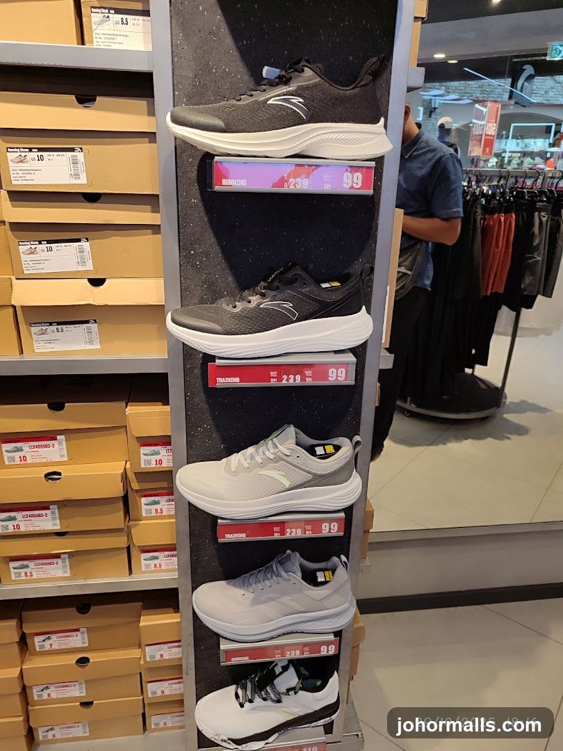 Athletic Shoes Display