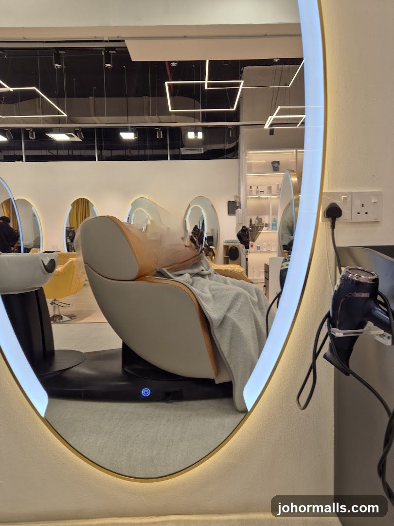Salon Interior with Styling Chairs