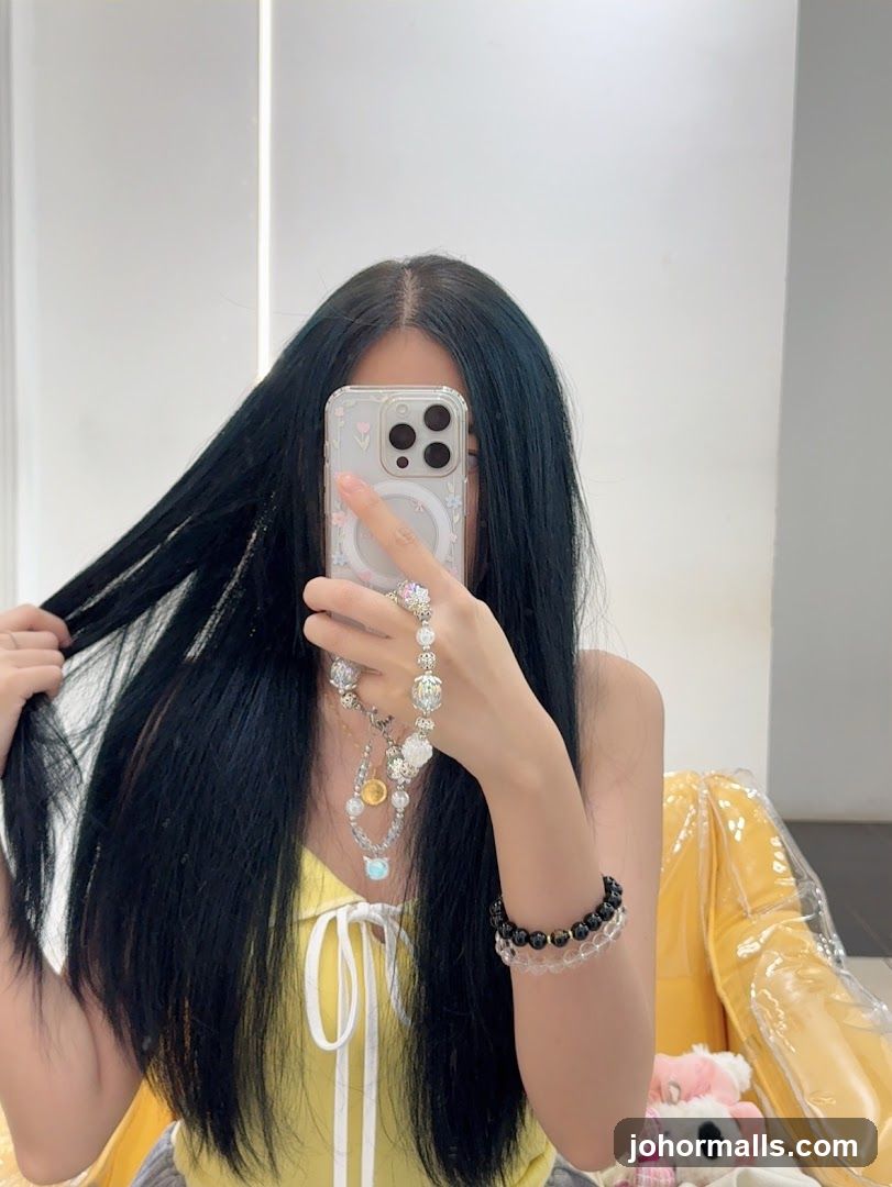Woman taking a selfie