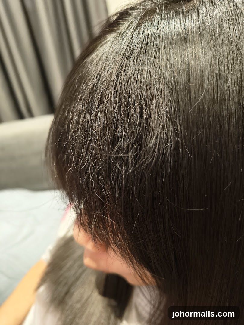 Close-up of Dark Hair