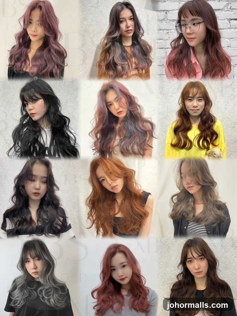 Collage of Women with Various Hairstyles