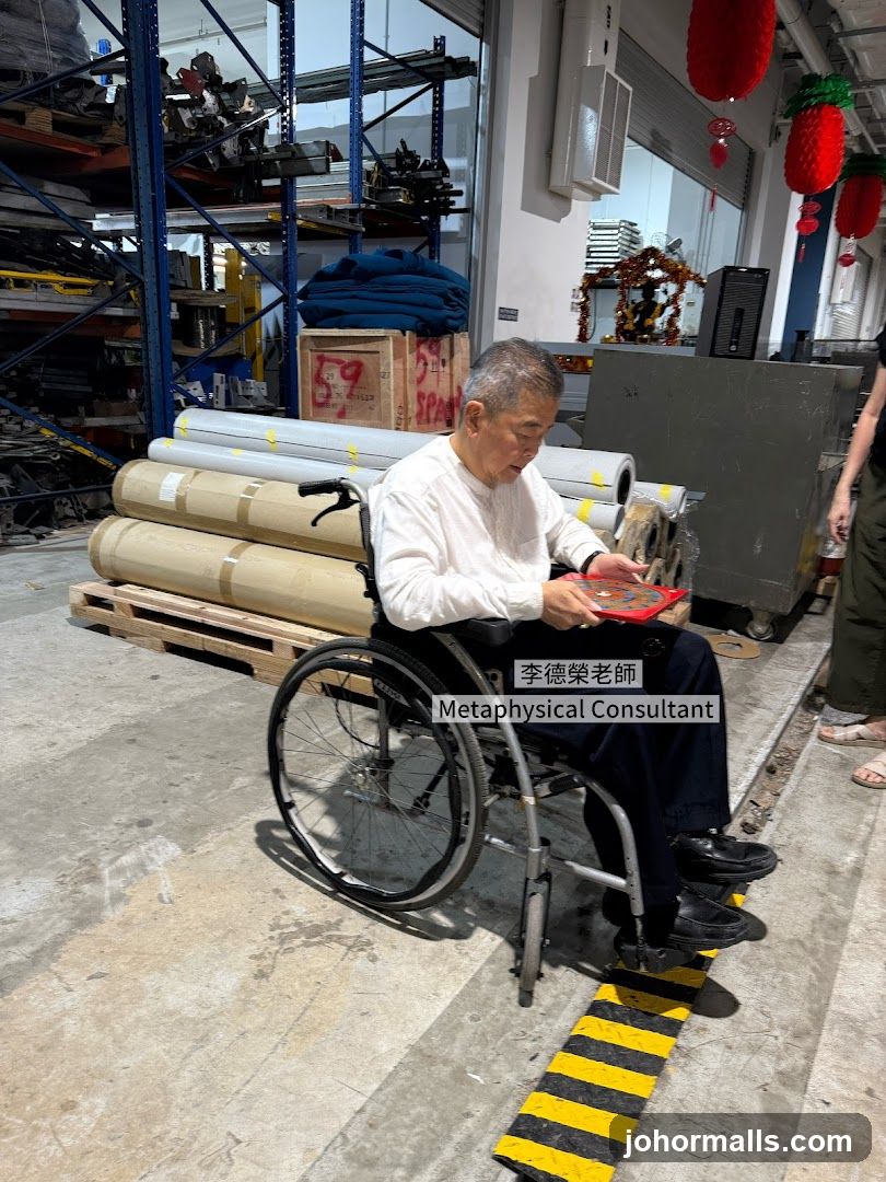 Man in Wheelchair with Metaphysical Consultant Text