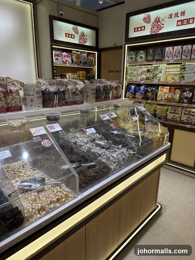 Dried Fruits and Snacks Display