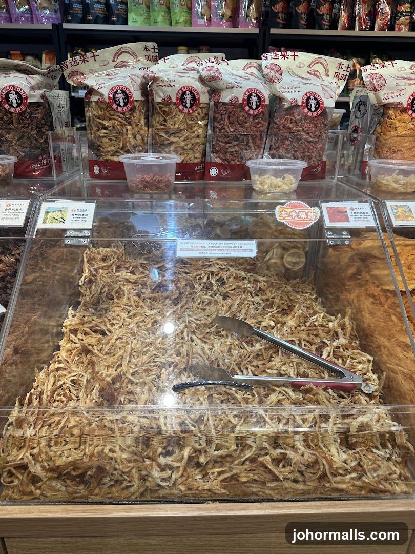 Dried Seafood Display