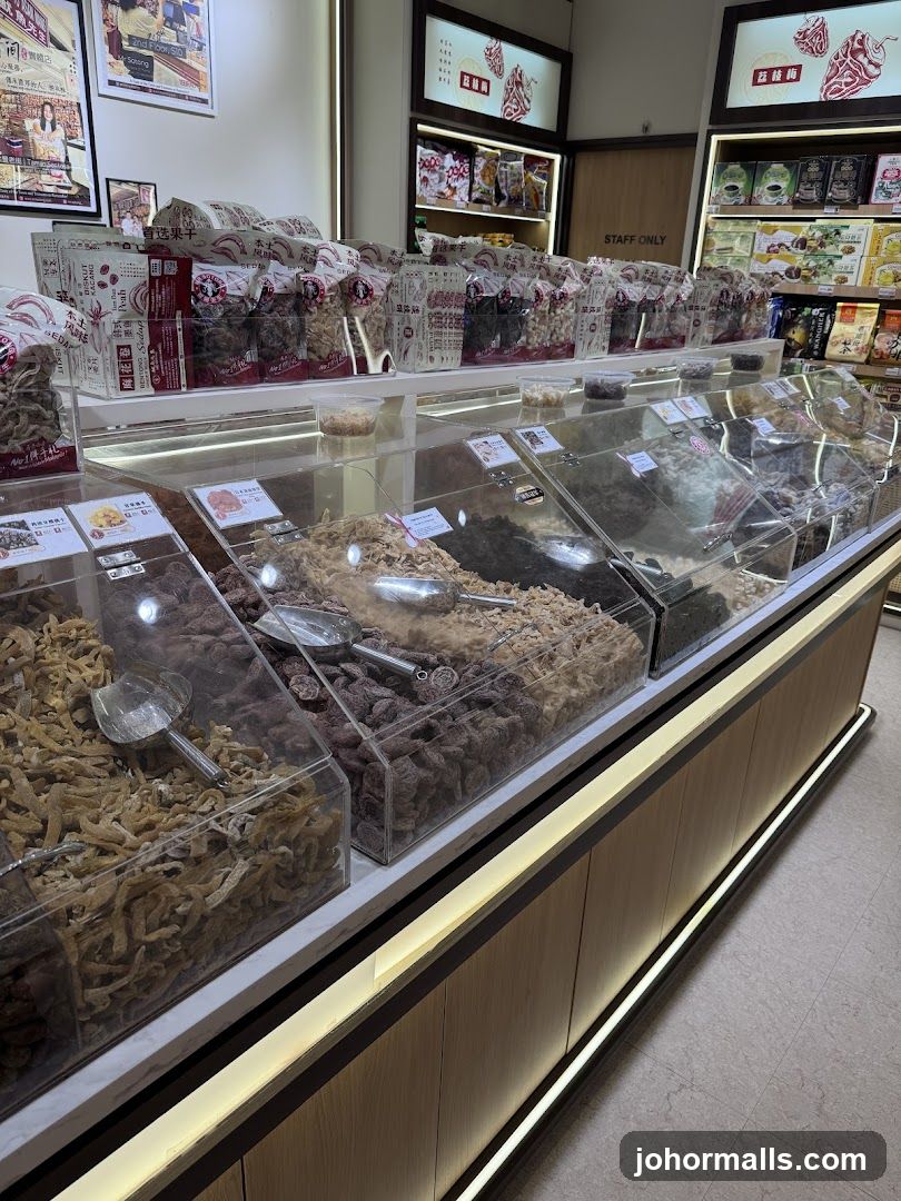 Dried Fruit and Snack Display