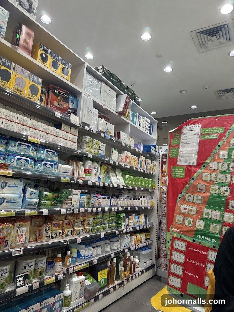 Health and Wellness Products Aisle
