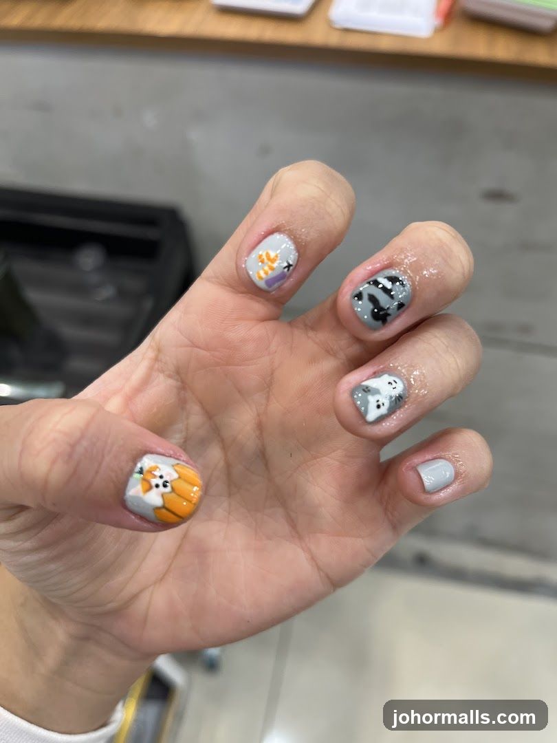Halloween Themed Nails