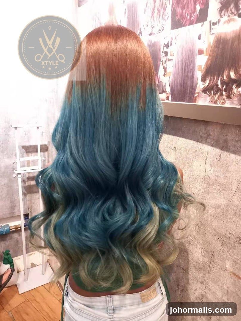 Woman with Ombre Hair