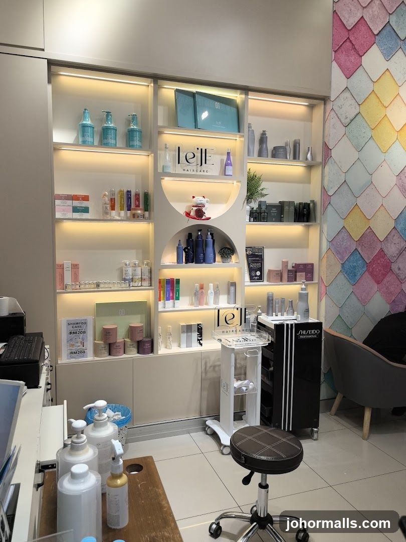 Hair Care Products Display
