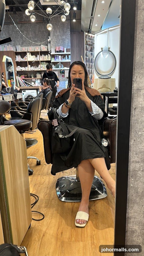 Woman at Hair Salon
