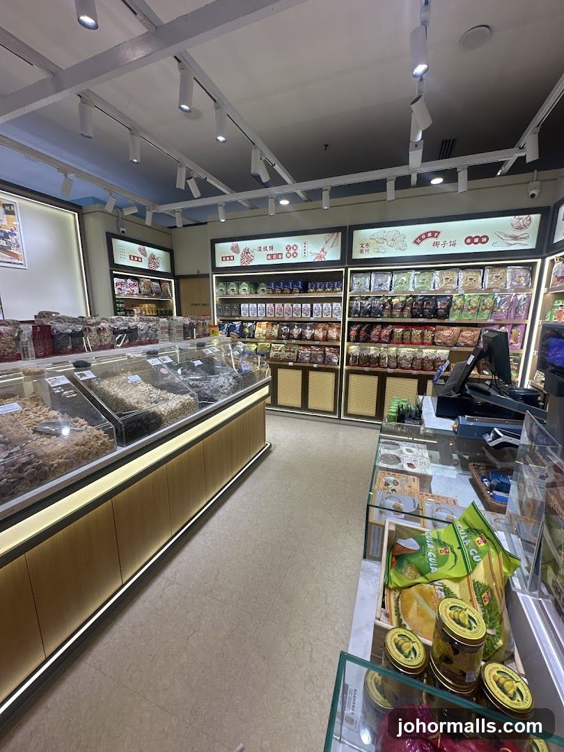 Snack shop interior