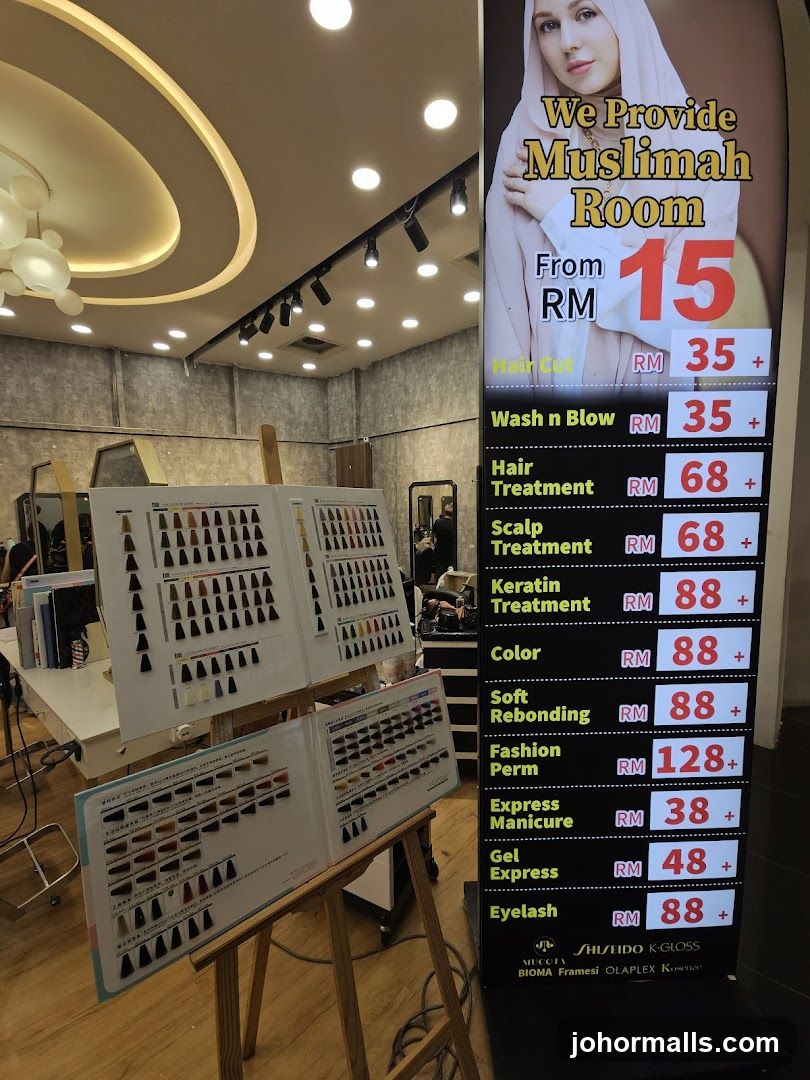 Salon Price List