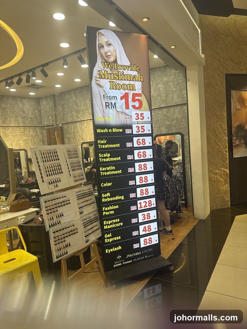 Hair Salon Price List