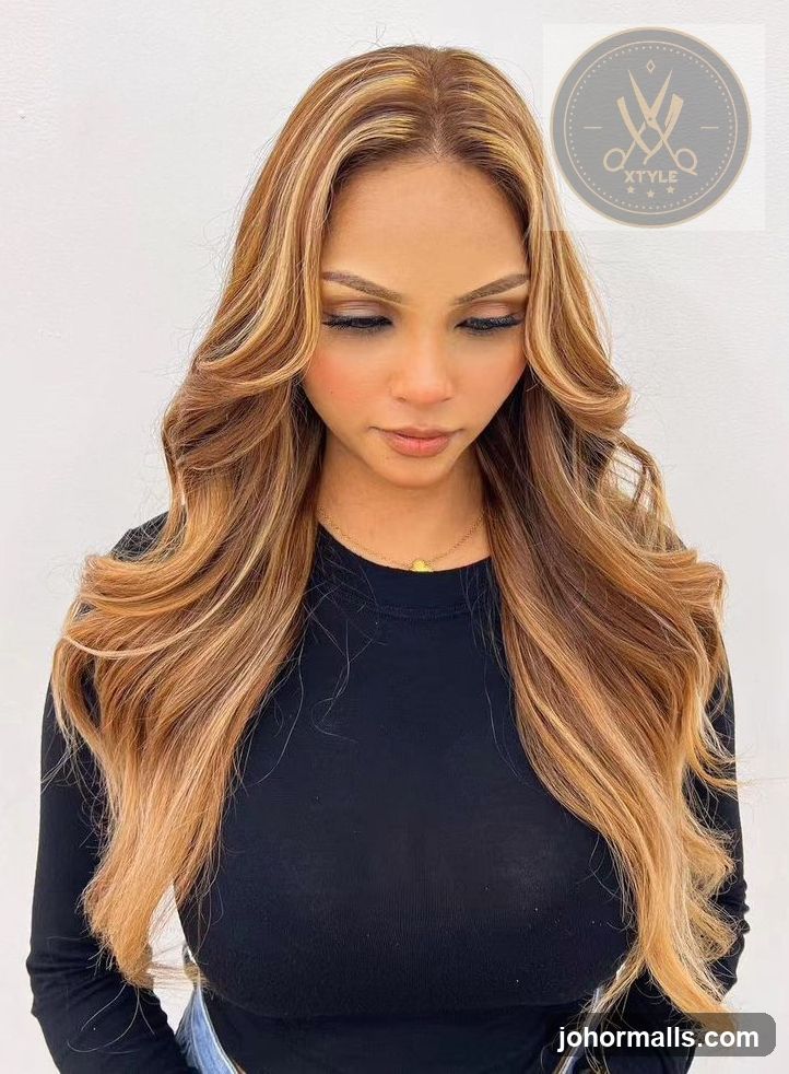 Woman with Highlighted Hair