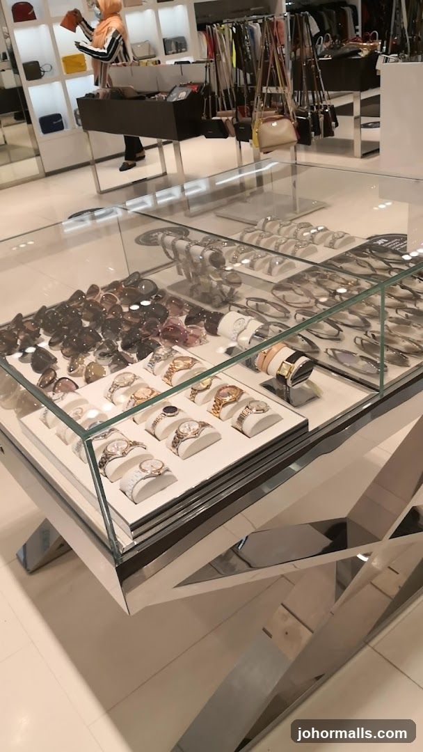 Watches and Sunglasses Display