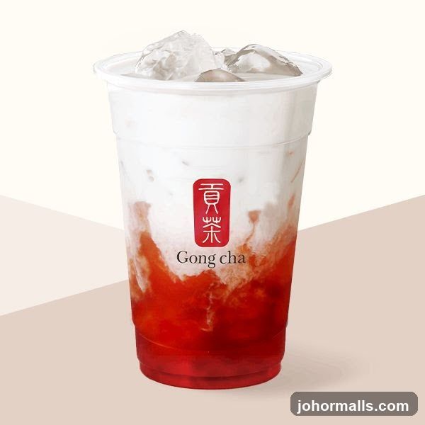 Gong Cha Strawberry Milk Tea