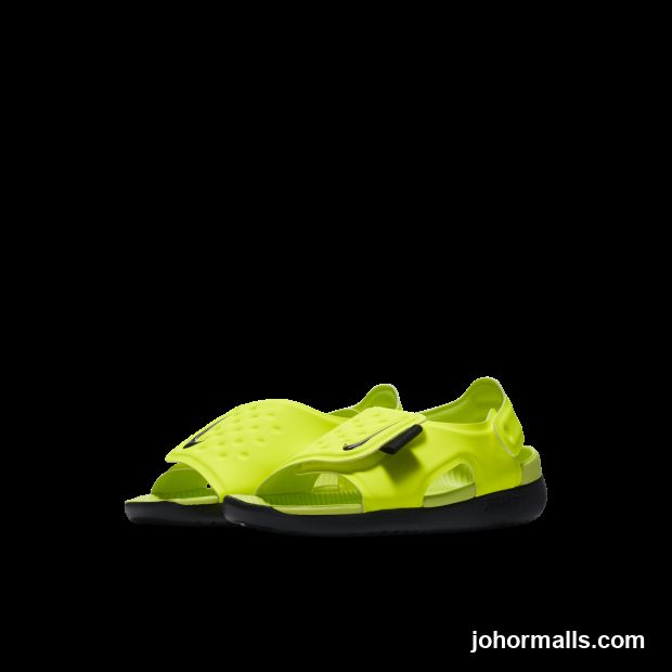 Neon Yellow Nike Sandals