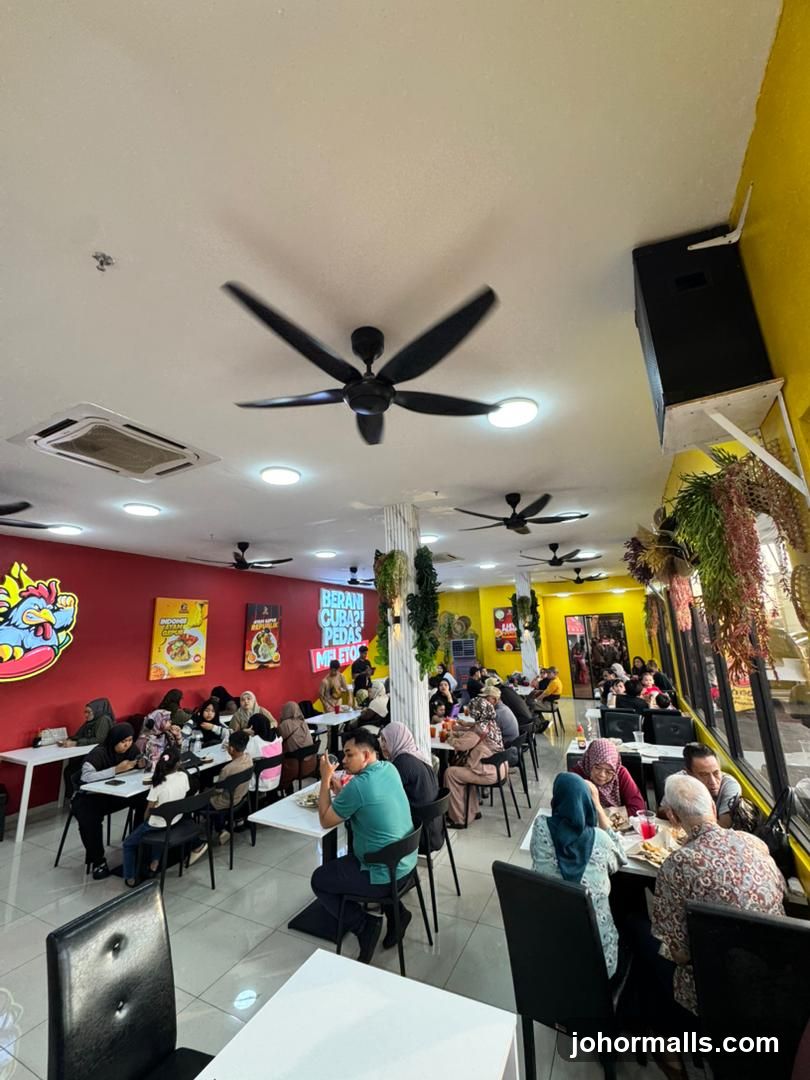 Restaurant Interior with Diners