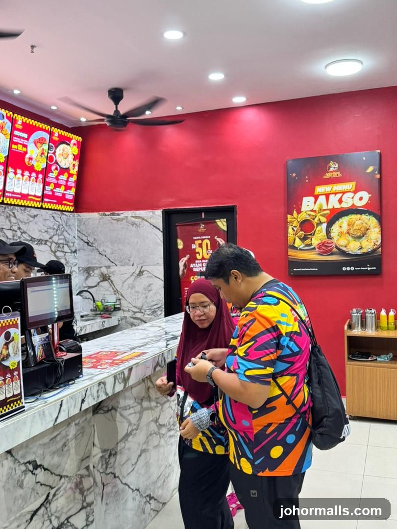 Customers at Counter