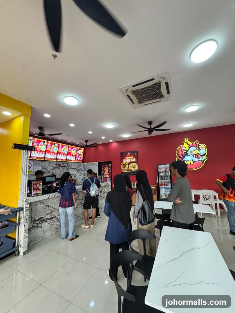 Restaurant Interior with Customers