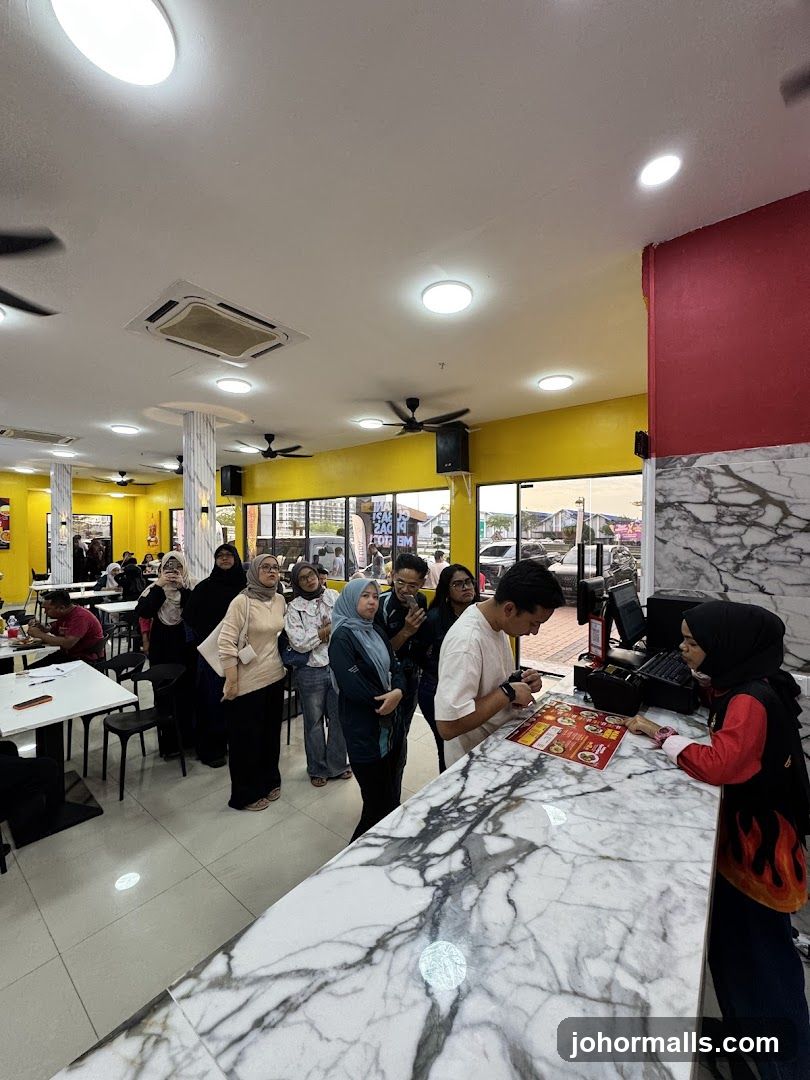 Customers at a Counter