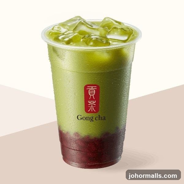 Gong Cha Matcha Red Bean Drink