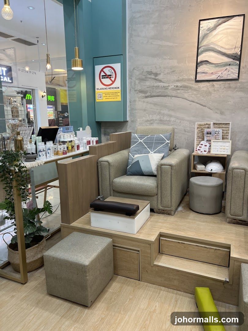Nail Salon Seating Area