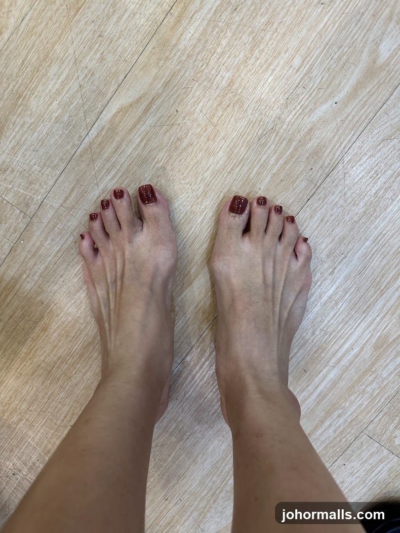 Feet with Pedicure