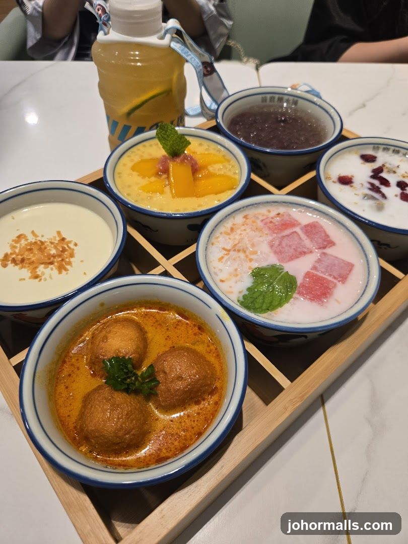 Dessert Platter with Drink