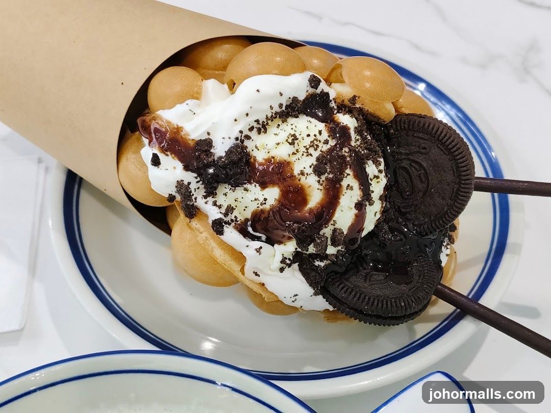 Oreo Bubble Waffle