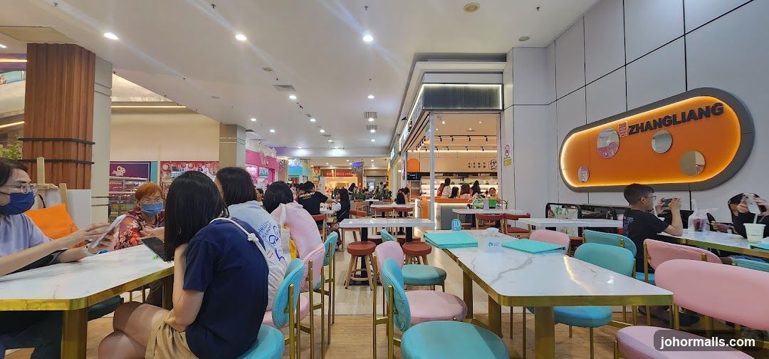 Restaurant Interior with Customers