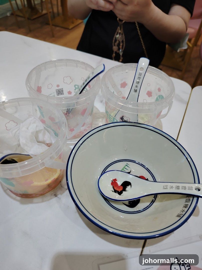 Dessert Bowls and Spoons