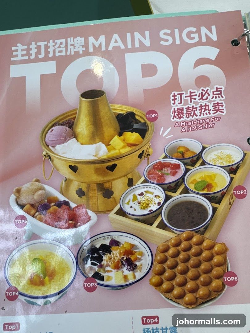 Dessert Menu Highlights