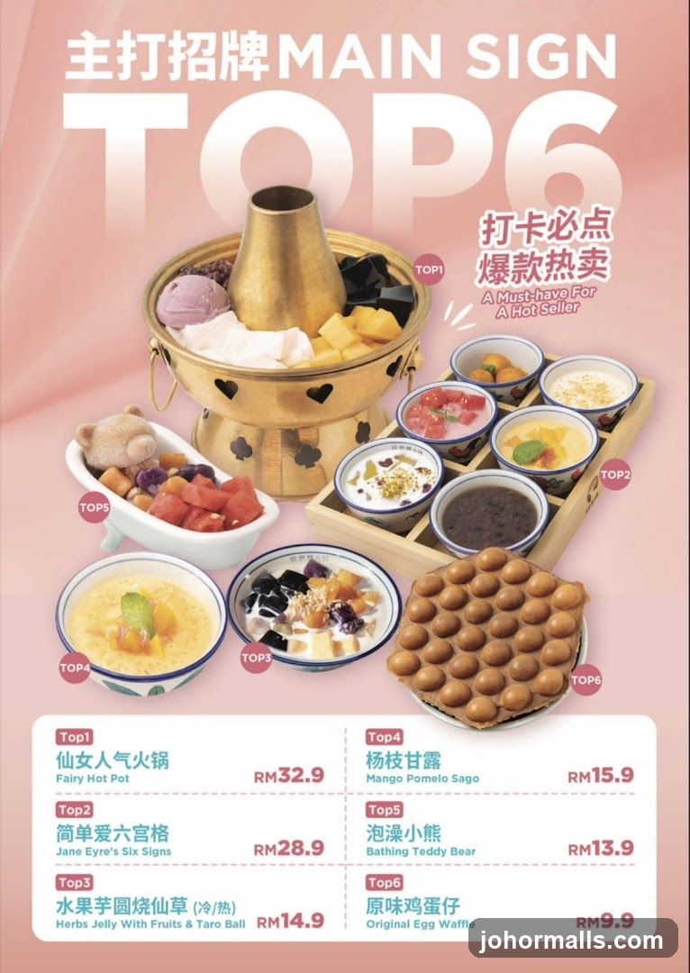 Dessert Menu Highlights