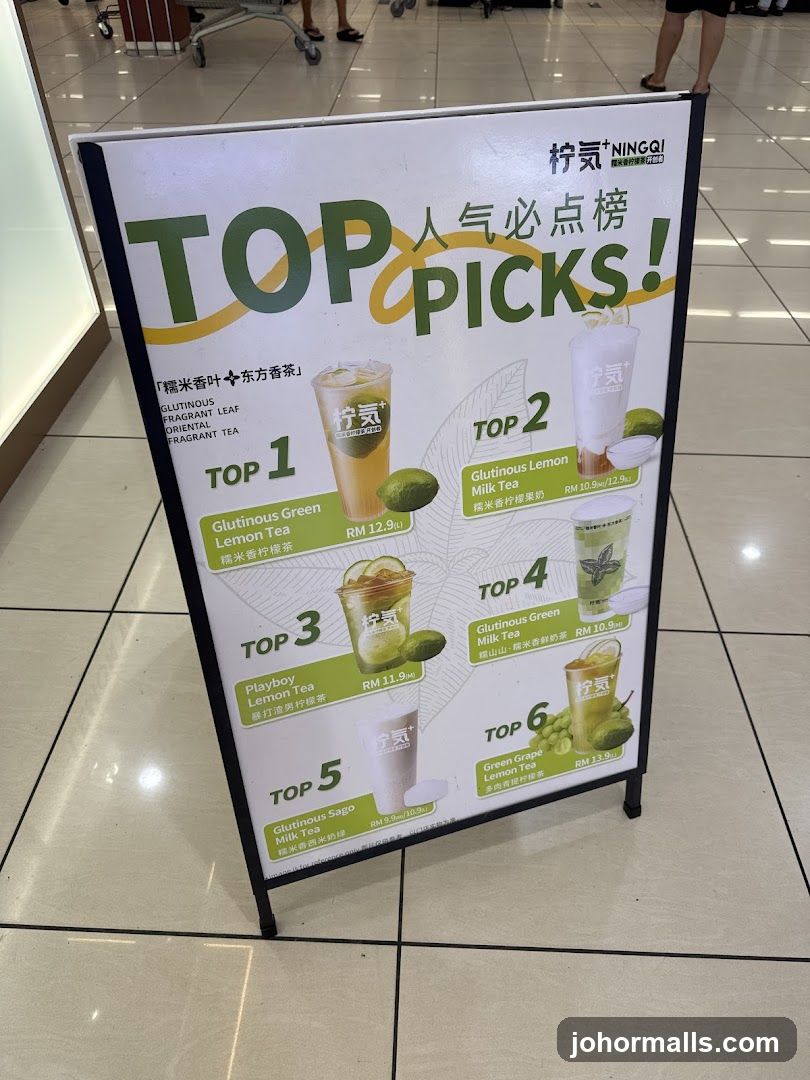 Top Picks Menu