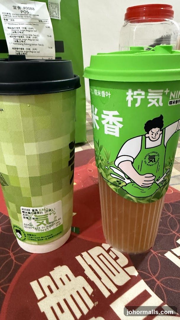 Beverage Cups and Receipt