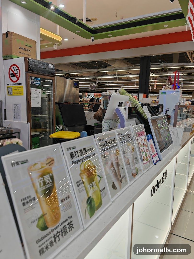 Beverage Menu Display