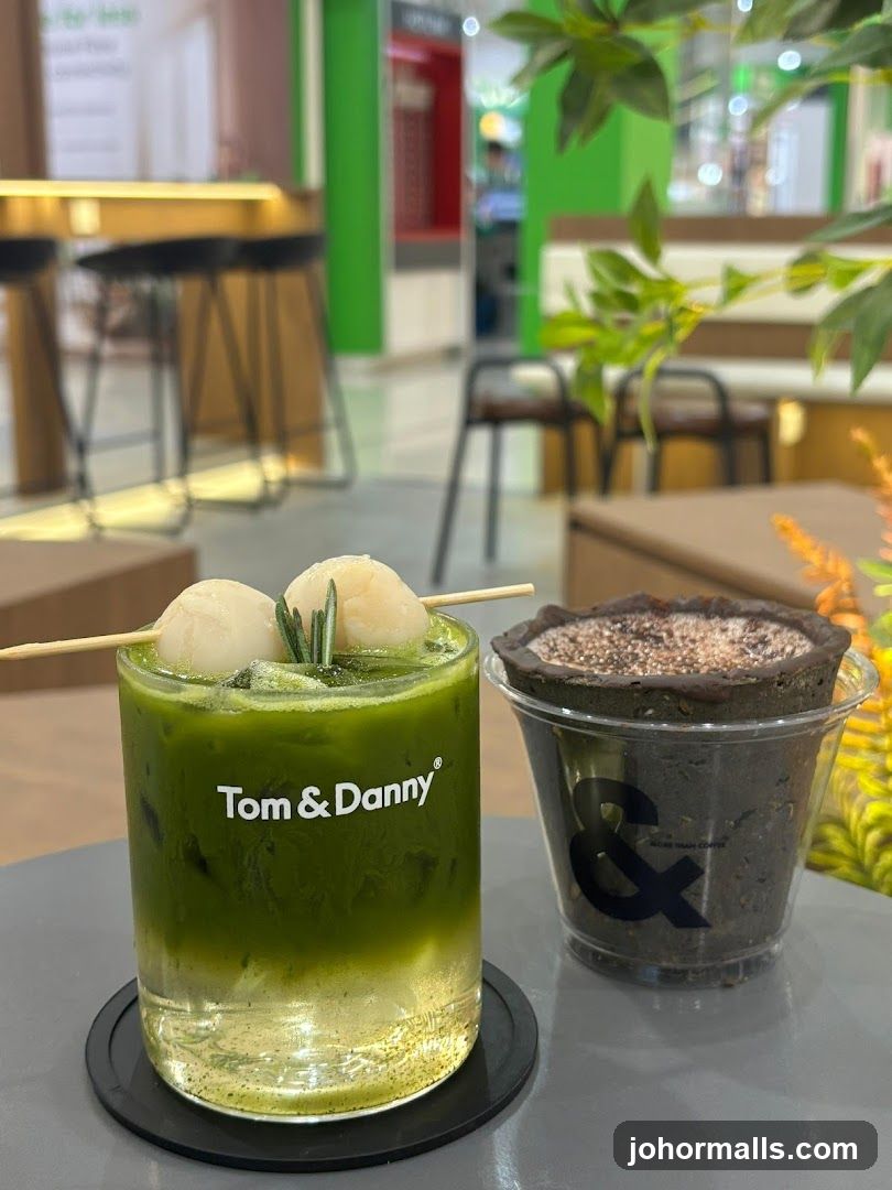 Matcha Drink and Dessert