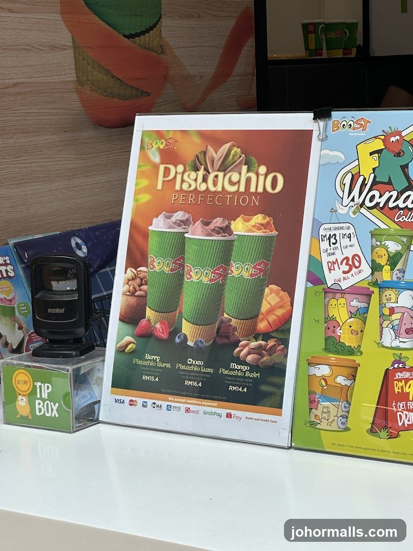 Pistachio Perfection Menu