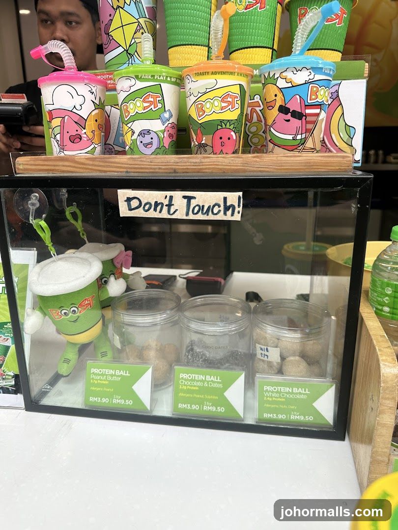 Boost Protein Balls Display